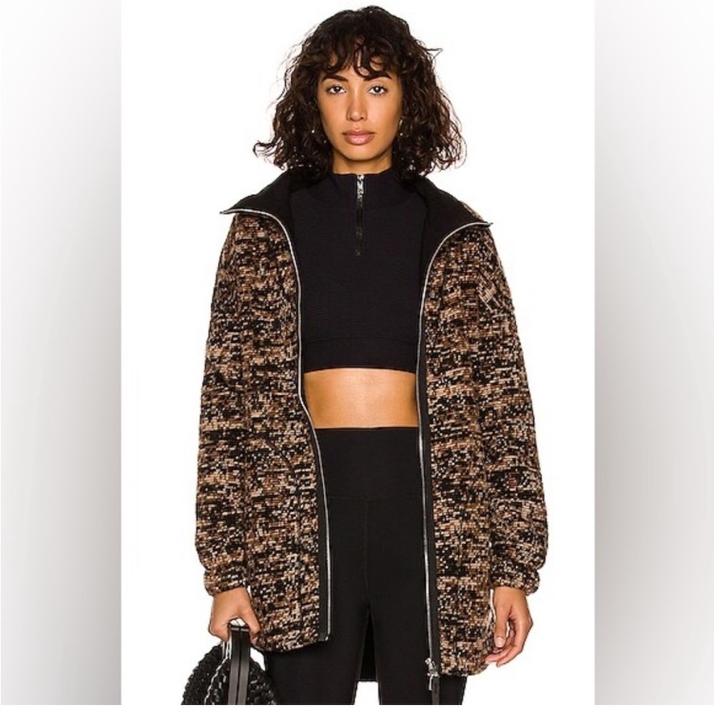 Varley Romar Jacket 'brown speckle' Speckle Fleece Size Medium